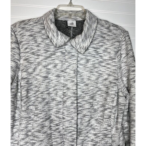 Cabi Neo Moto Jacket Marled Heather Gray Size Large  #5102 - Picture 3 of 16